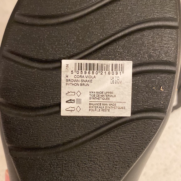 Clarks Cora Viola brown snake slip-on loafers - Picture 7 of 7